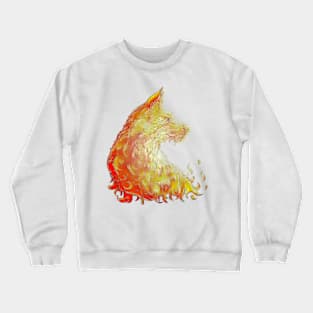 flame dog Crewneck Sweatshirt